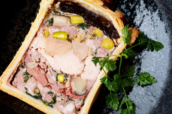 ホロホロ鳥のパテ クルート