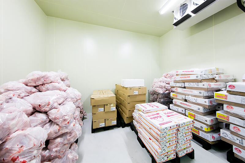 副産物専用冷凍庫