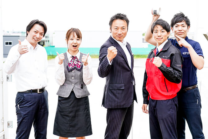 北一ミート株式会社の社長と社員